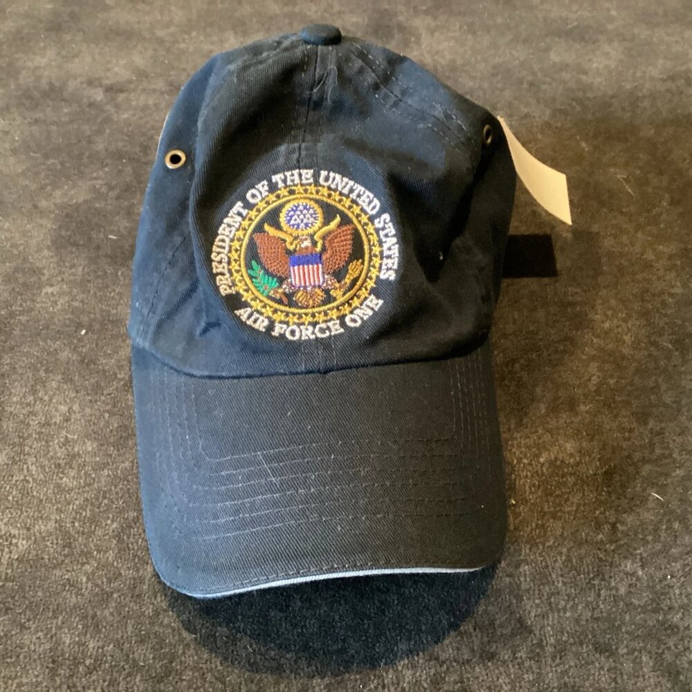 NWT Air Force One President of the United Stages Navy Blue Cotton Hat Cap